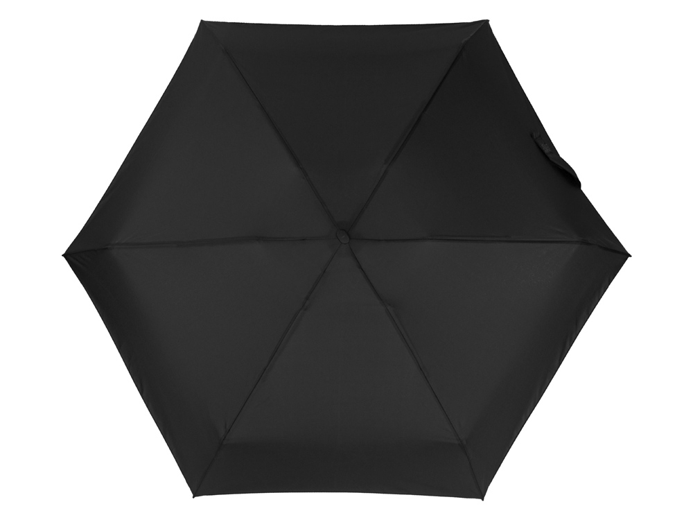 Зонт складной «Compactum» механический, черный, полиэстер