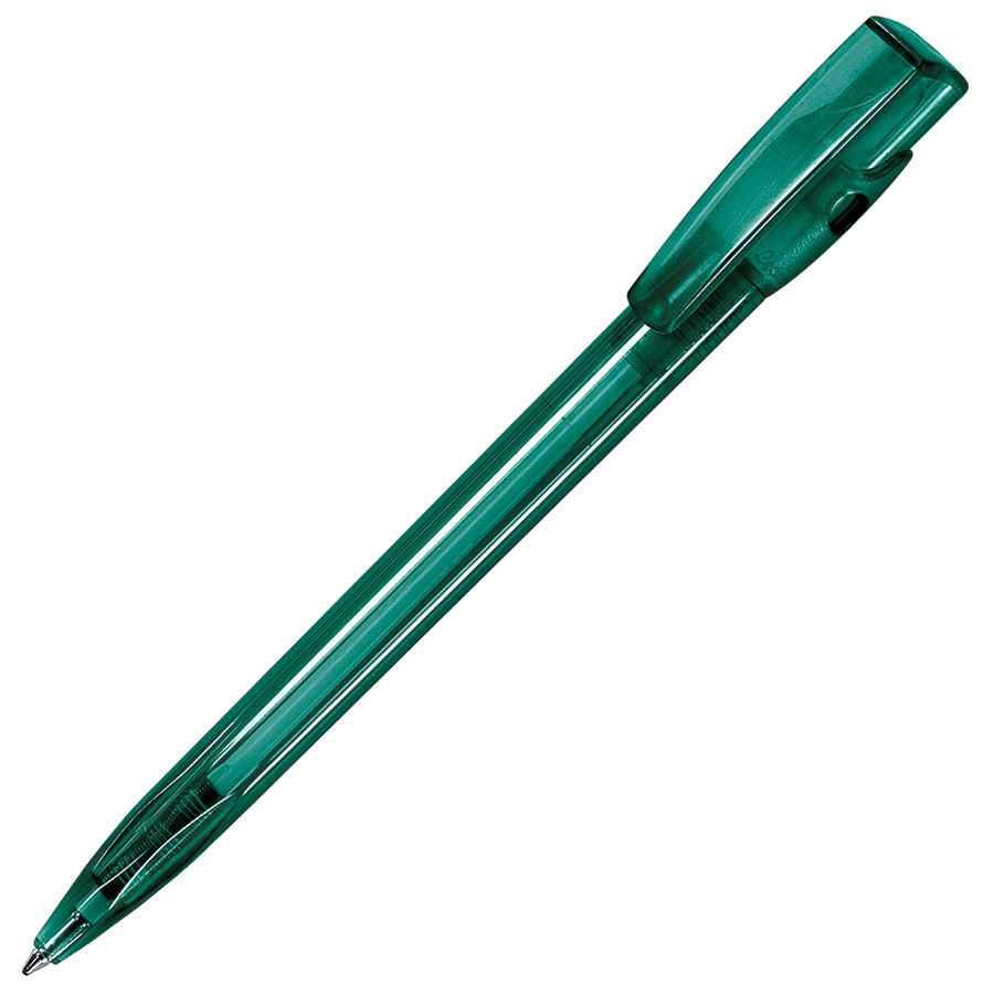 KIKI LX, ручка шариковая, прозрачный зелёный, пластик, зеленый, пластик