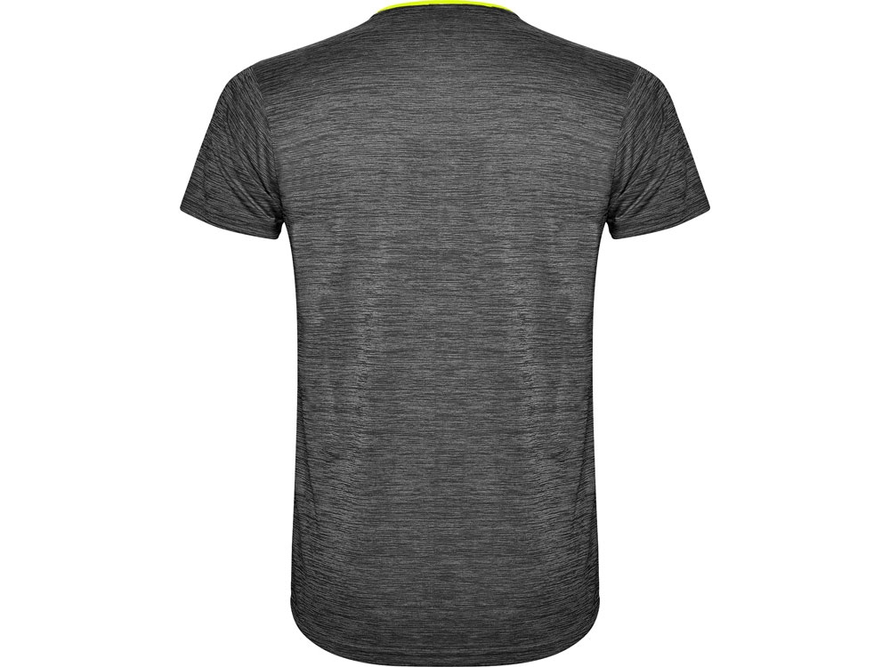 Спортивная футболка «Zolder» мужская, черный, желтый, полиэстер
