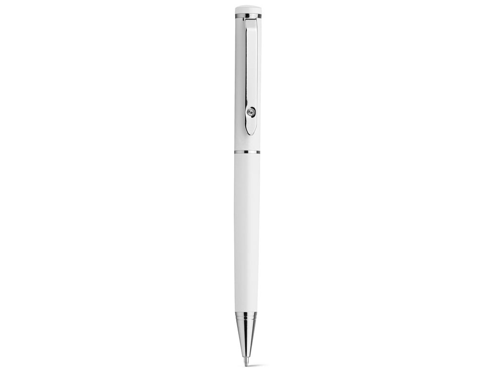 Подарочный набор «CALIOPE SET»: ручка шариковая, ручка роллер, белый, металл