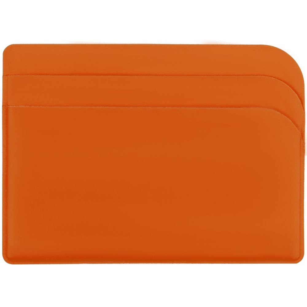 Чехол для карточек Dorset, оранжевый, оранжевый, искусственная кожа; покрытие софт-тач