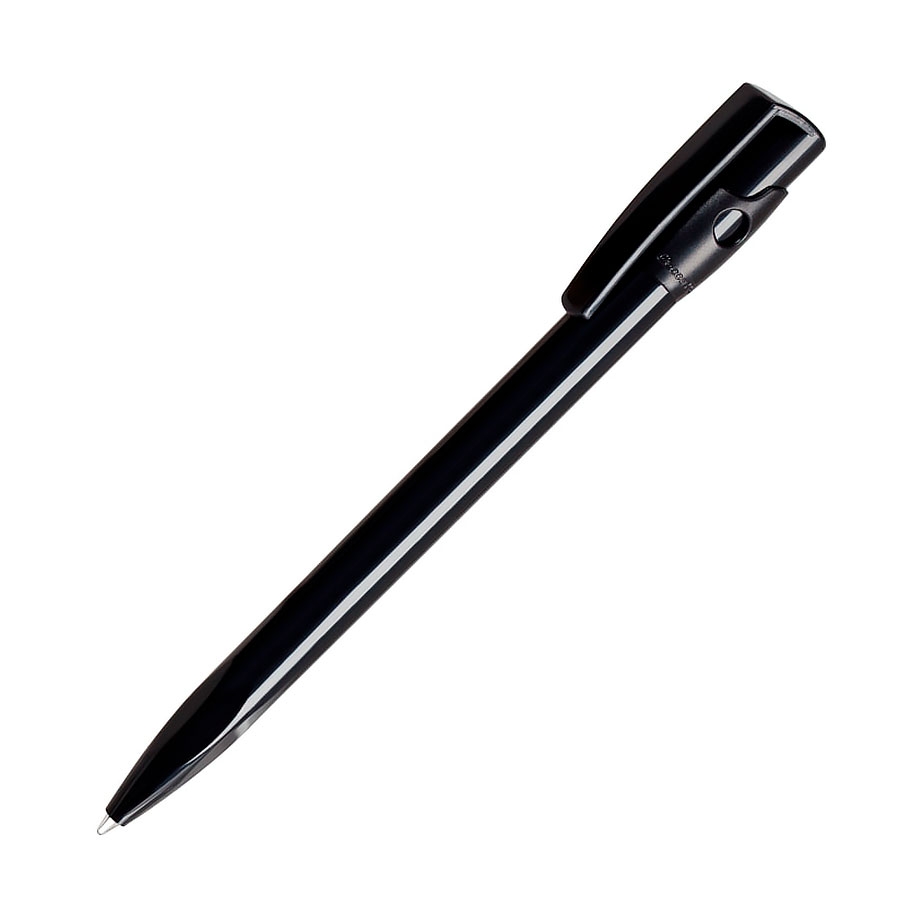 Ручка шариковая KIKI SOLID, черный, пластик, черный, пластик