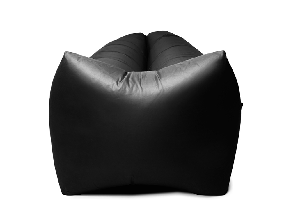 Надувной диван «Биван 2.0», черный, полиэстер