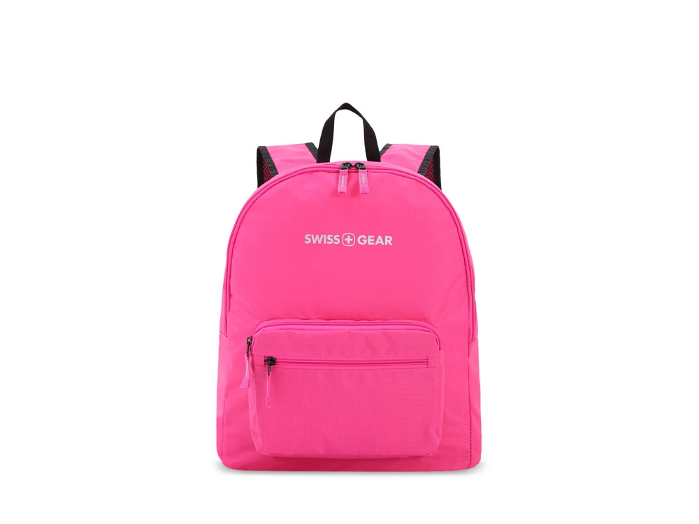 Рюкзак складной, розовый, полиэстер