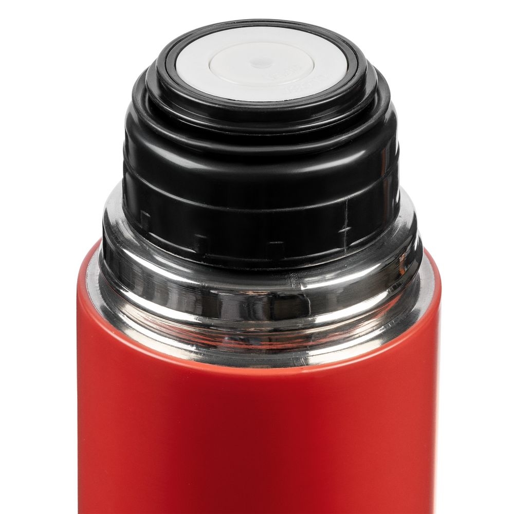 Термос Hiker 750, красный, красный, корпус - нержавеющая сталь; крышка - пластик