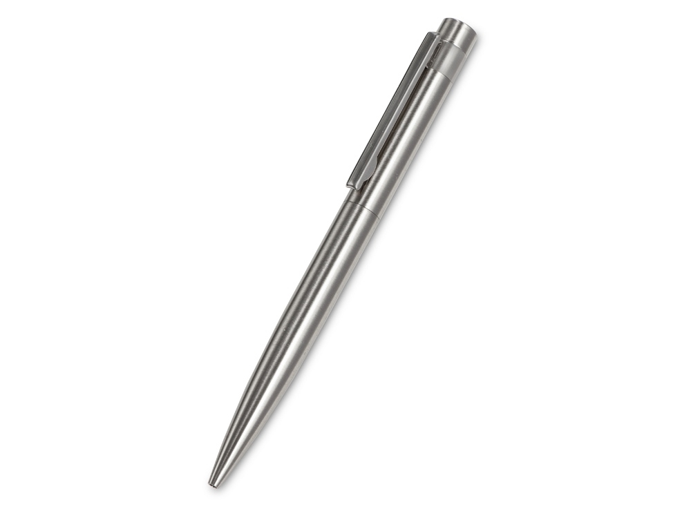 Ручка шариковая из переработанной стали «Steelite», серебристый, металл