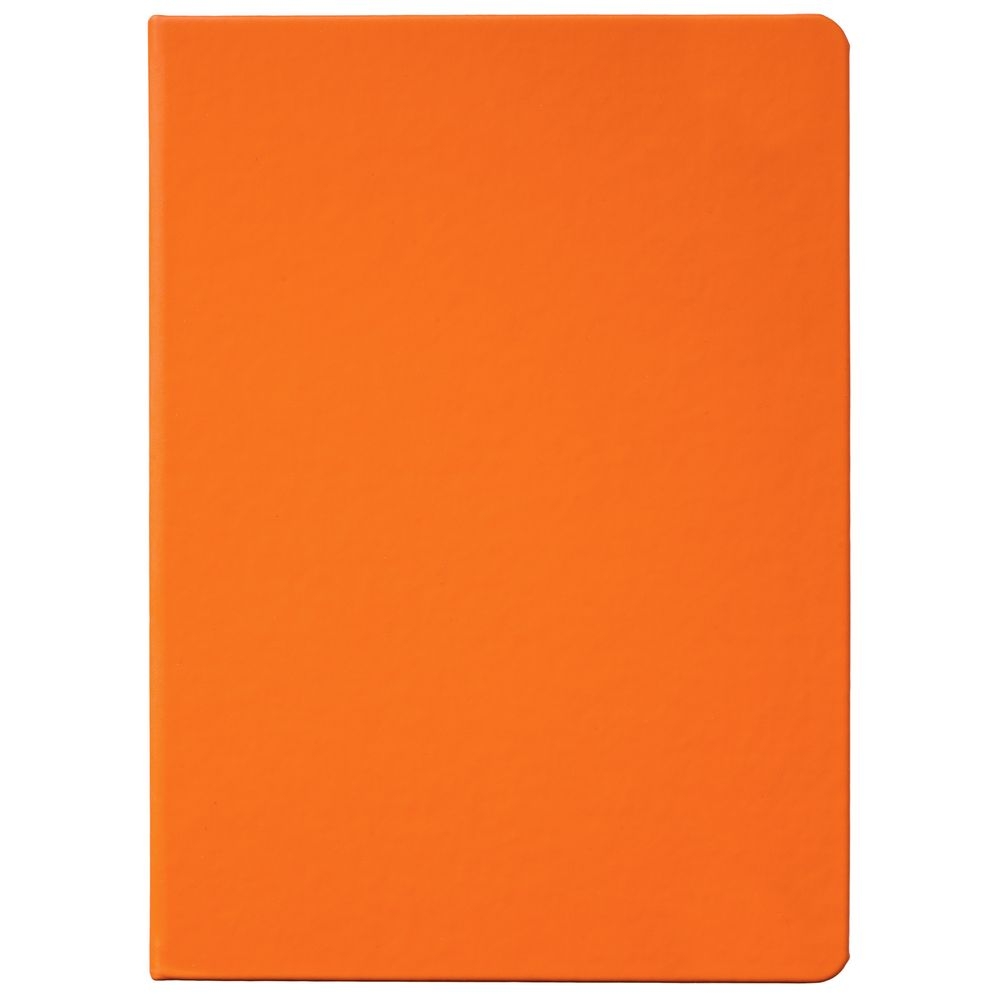 Ежедневник Shall, недатированный, оранжевый, оранжевый, soft touch