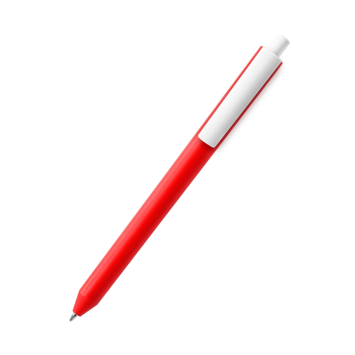 Ручка пластиковая Koln, красная, красный