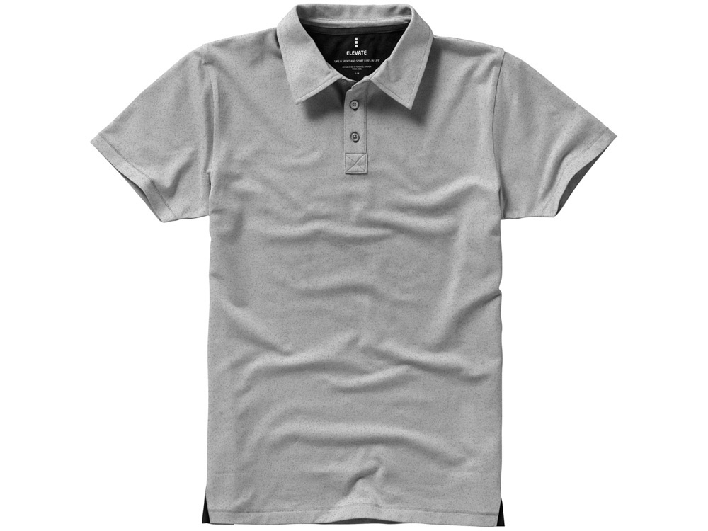 Рубашка поло "Markham" мужская, серый, эластан, хлопок