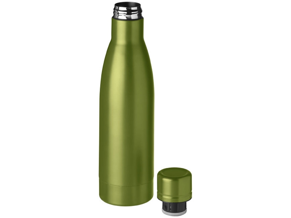 Вакуумная бутылка «Vasa» c медной изоляцией, зеленый, металл