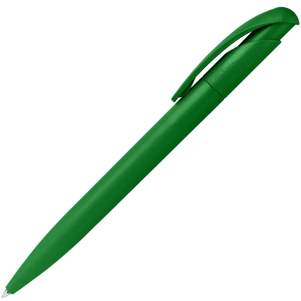 Ручка шариковая Nature Plus Matt, зеленая, зеленый, пластик