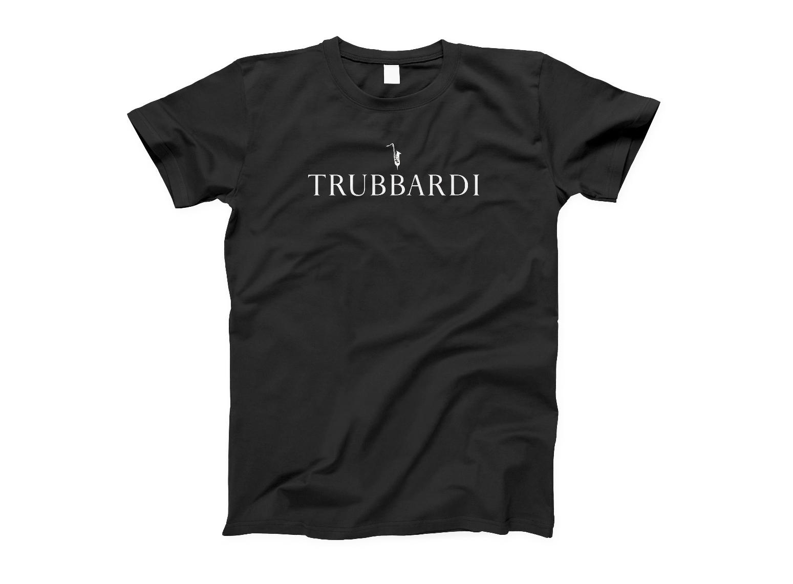 Футболка «Trubbardi», черная, черный, хлопок