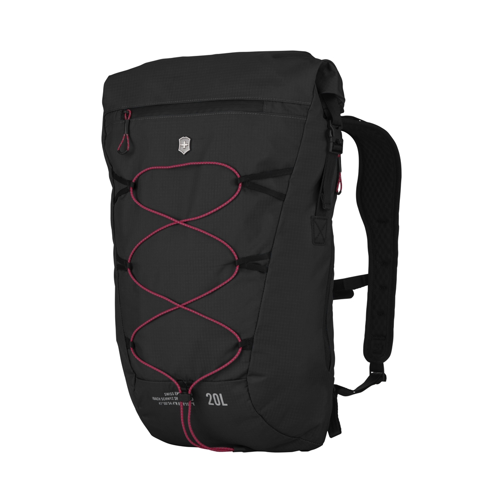 Рюкзак VICTORINOX Altmont Active L.W. Rolltop Backpack, чёрный, 100% нейлон, 30x19x46 см, 20 л, черный