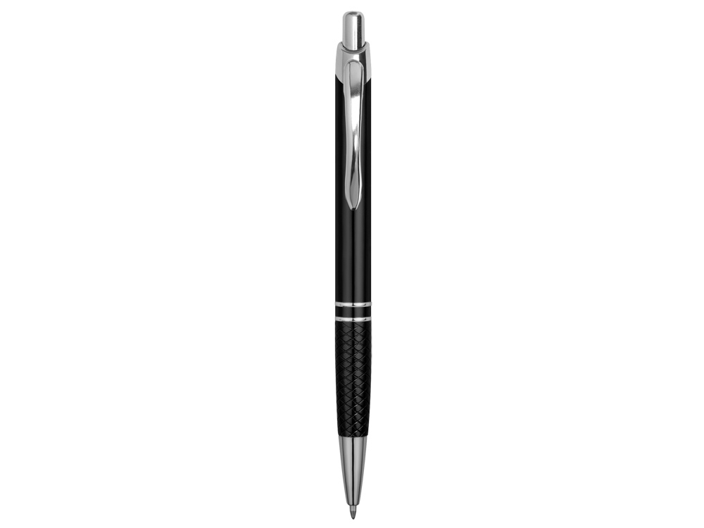 Ручка металлическая шариковая «Кварц», черный, металл