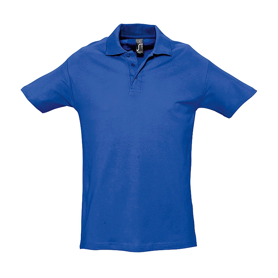 Рубашка поло мужская SPRING II, ярко-синий, 2XL, 100% хлопок, 210г/м2, синий, гребенной хлопок 100%, плотность 210 г/м2, пике