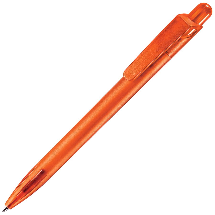 SYMPHONY FROST, ручка шариковая, фростированный оранжевый, пластик, оранжевый, пластик