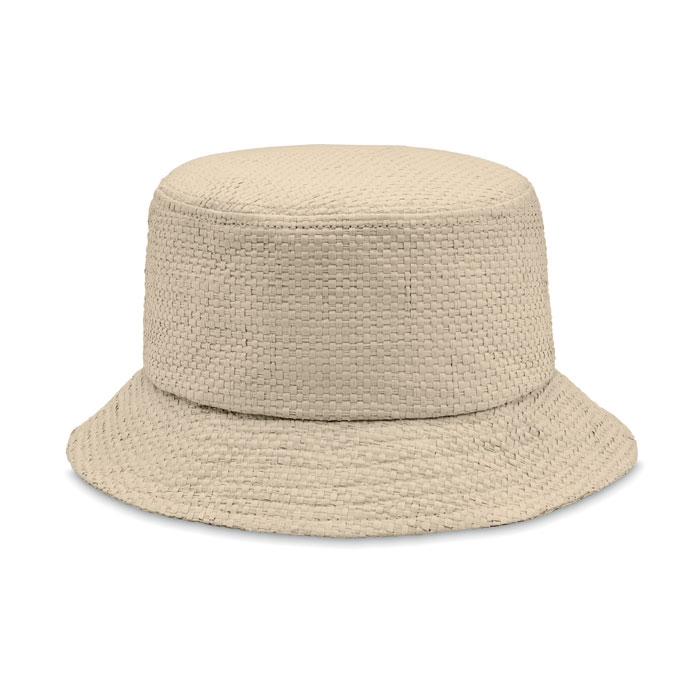 Шляпа, бежевый, straw