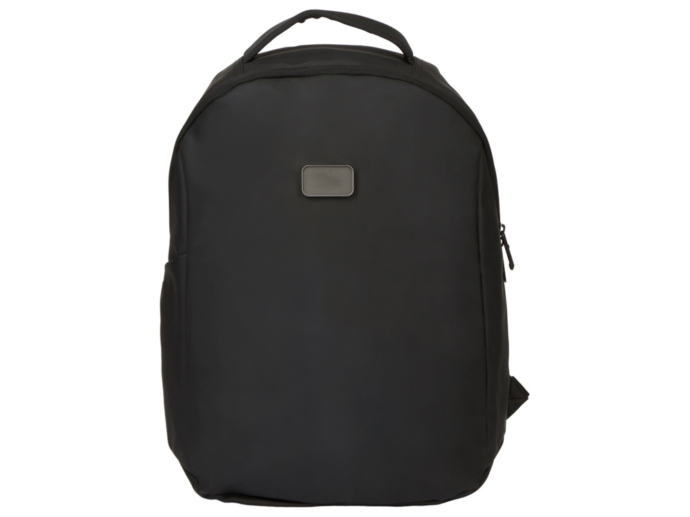 Рюкзак «Sofit» для ноутбука 14'' из экокожи, черный, полиэстер, кожзам