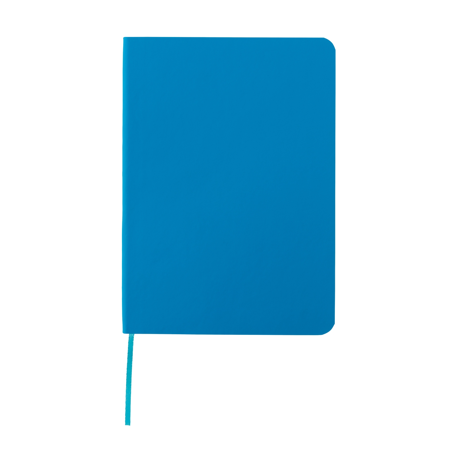 Блокнот Standard в мягкой обложке, синий, бумага; pu