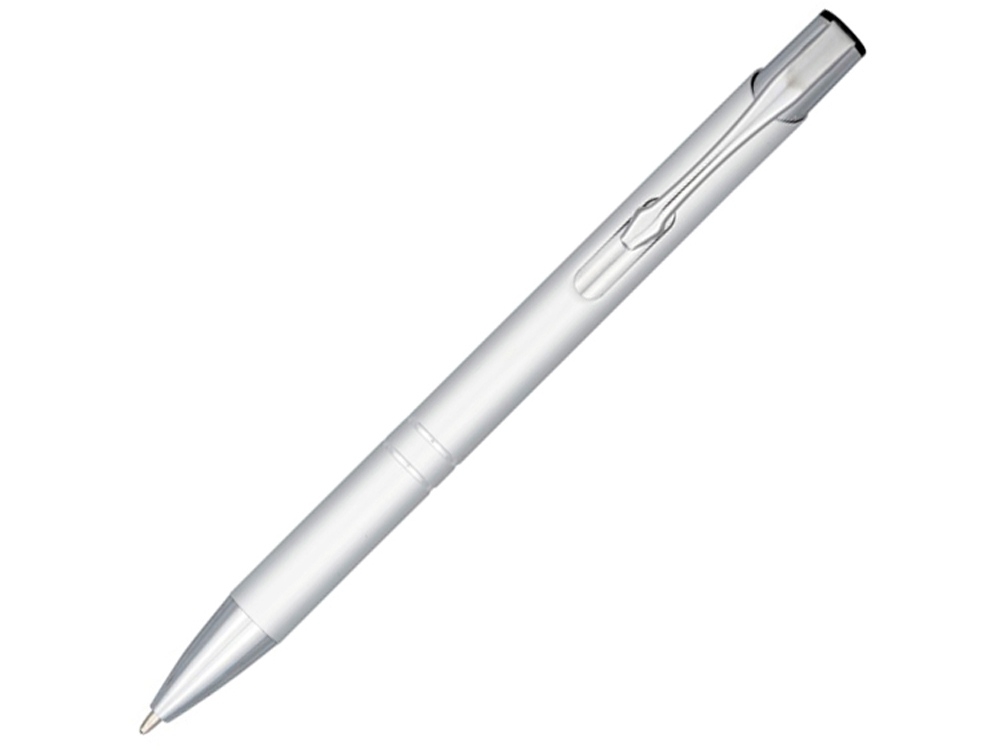 Ручка металлическая шариковая «Moneta» с анодированным покрытием, серебристый, алюминий