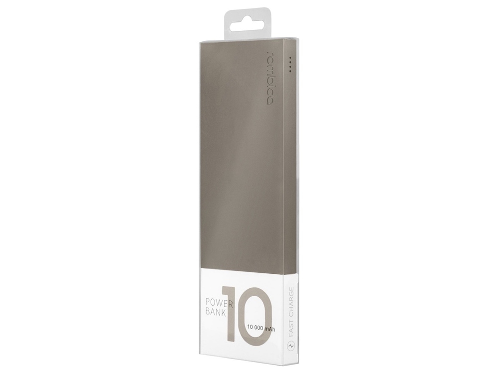 Внешний аккумулятор «NEO ARIA», 10000 mAh, серый, soft touch
