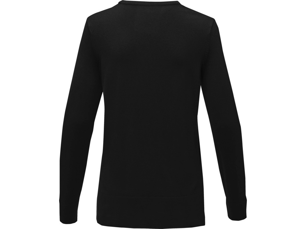 Пуловер «Merrit» с круглым вырезом, женский, черный, вискоза