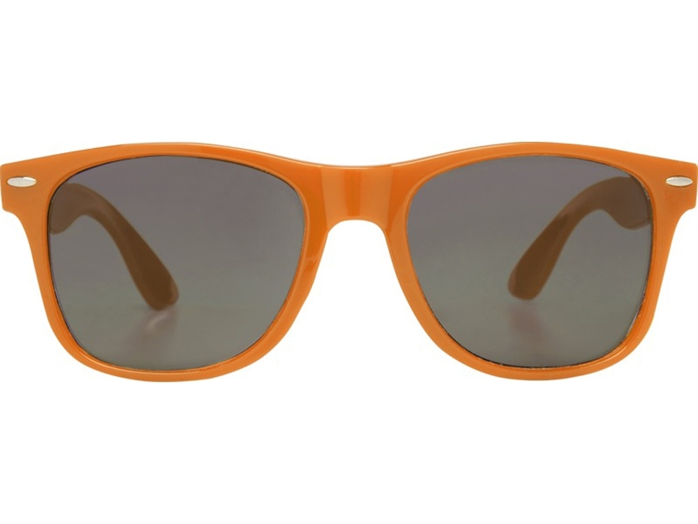 Солнцезащитные очки «Sun Ray» из переработанного PET-пластика, оранжевый, пластик