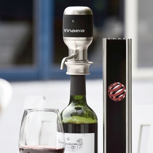 Электрический аэратор для вина Vinaera Classic Electric Wine Aerator, пластик, нержавеющая сталь