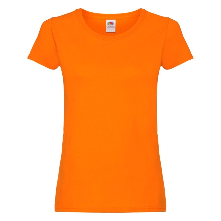 Футболка женская "Original T", оранжевый_L, 100% х/б, 145 г/м2, оранжевый, хлопок 100%, плотноть 145 г/м2