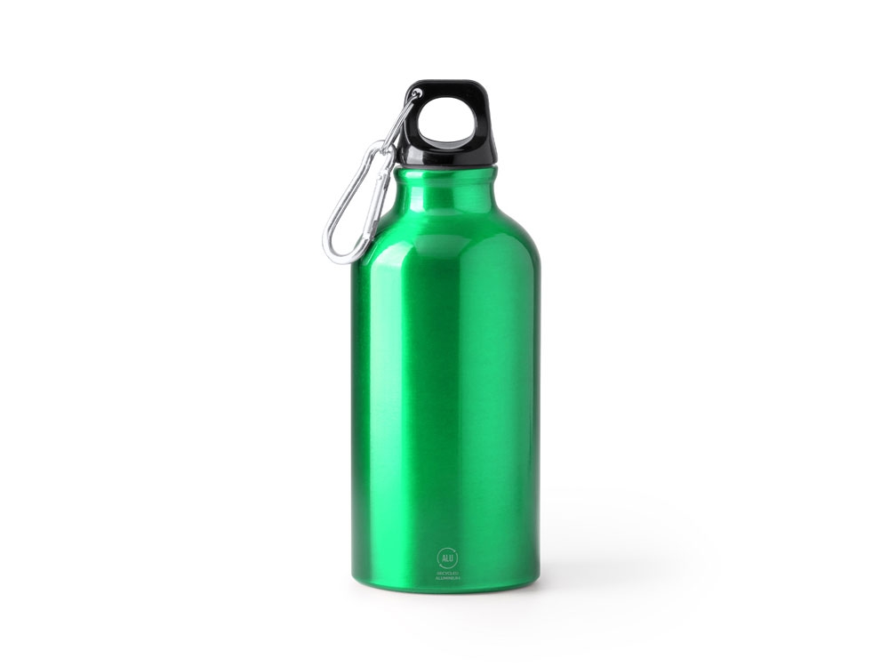 Бутылка RENKO из переработанного алюминия, зеленый