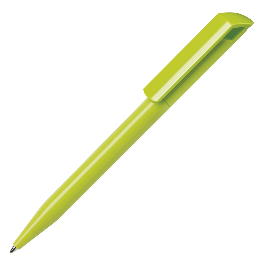 Ручка шариковая ZINK, зеленое яблоко, пластик, зеленый, пластик