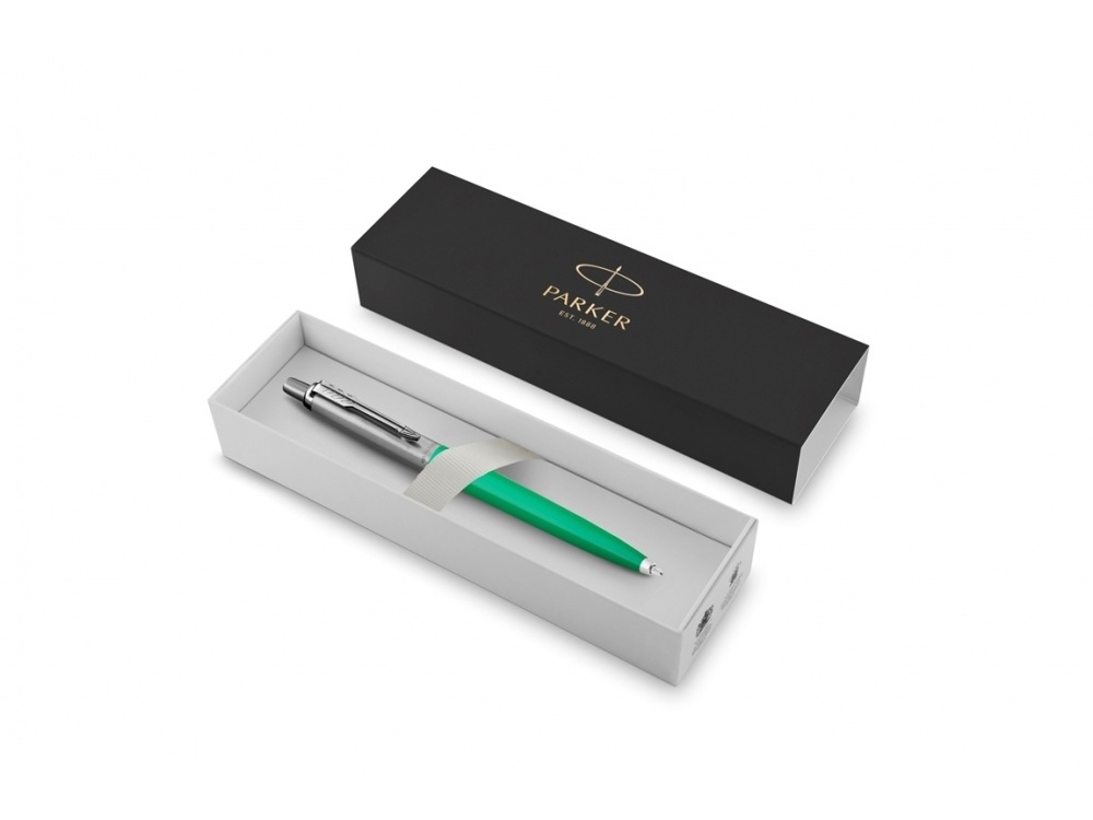 Ручка шариковая Parker Jotter Originals, зеленый, серебристый, металл