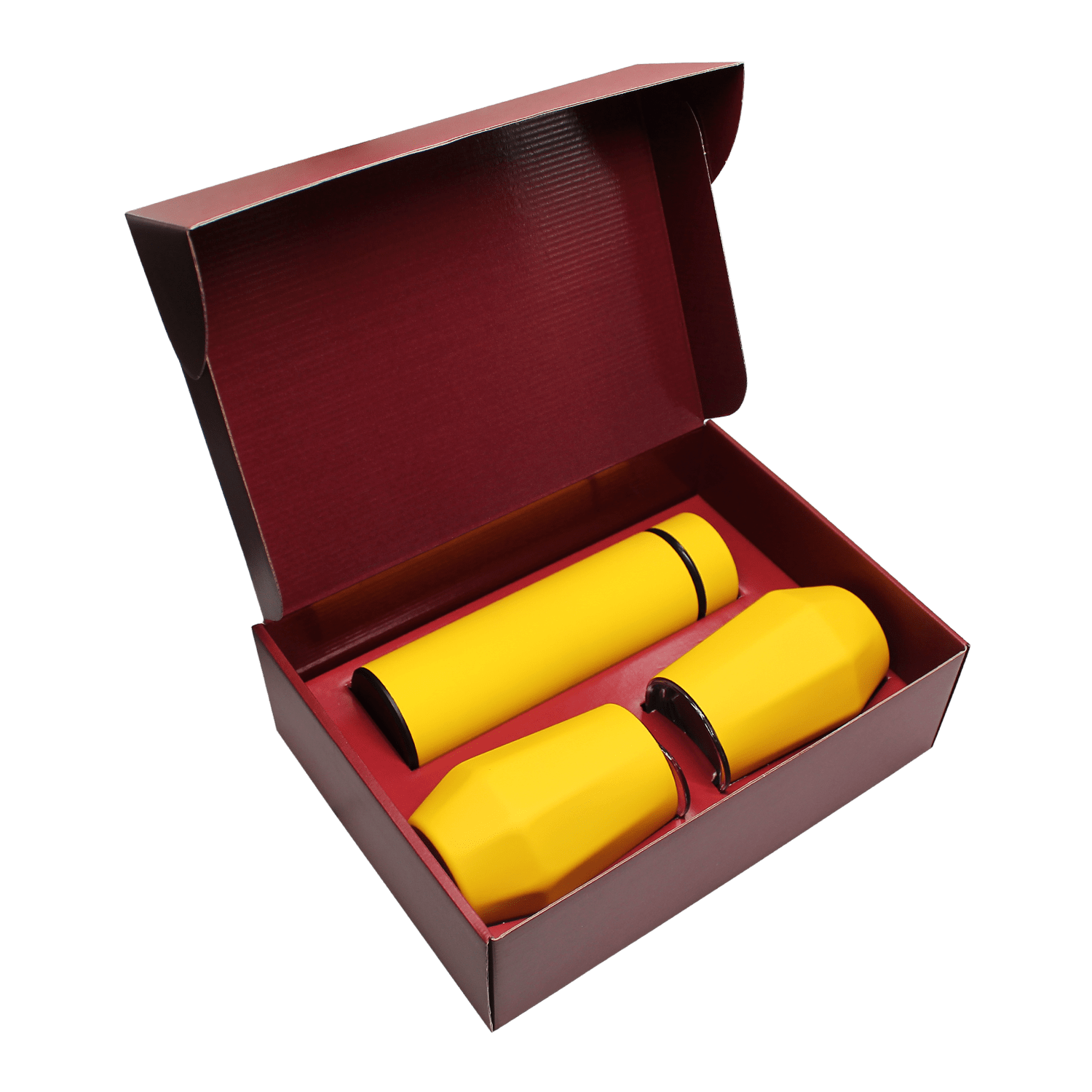 Набор Hot Box E2 (софт-тач) (желтый), желтый, металл, микрогофрокартон