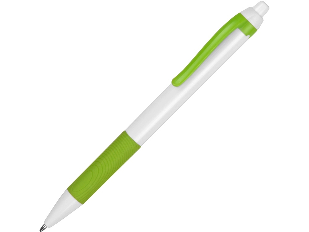 Ручка пластиковая шариковая «Centric», зеленый, белый, пластик