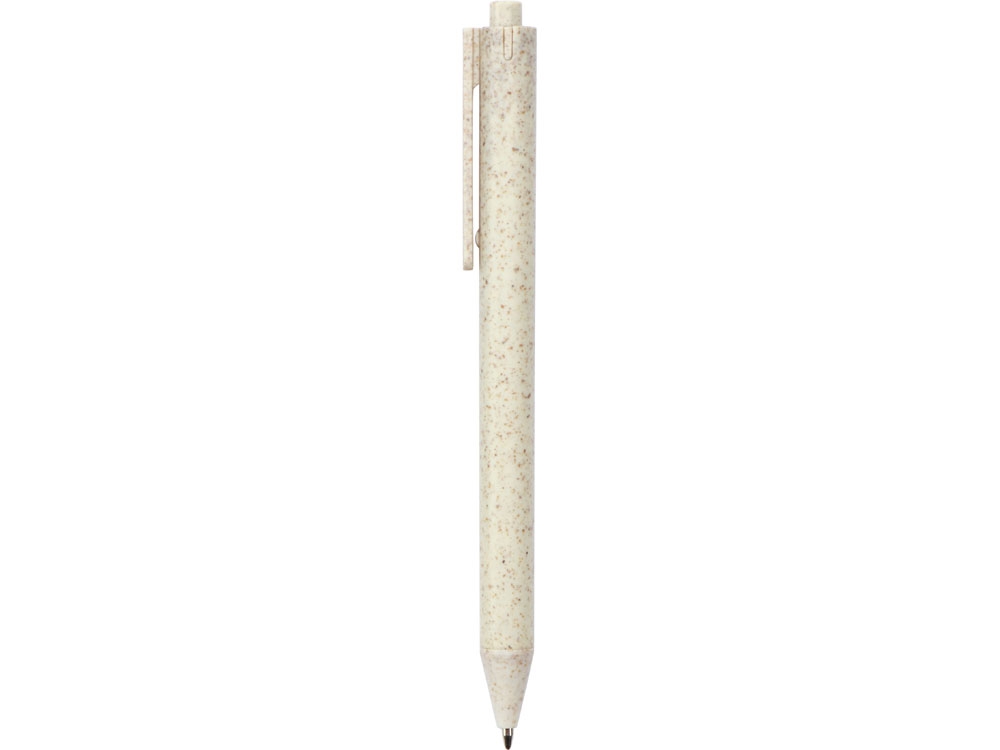 Блокнот «Toledo S» с шариковой ручкой из пшеницы и пластика, бежевый, растительные волокна