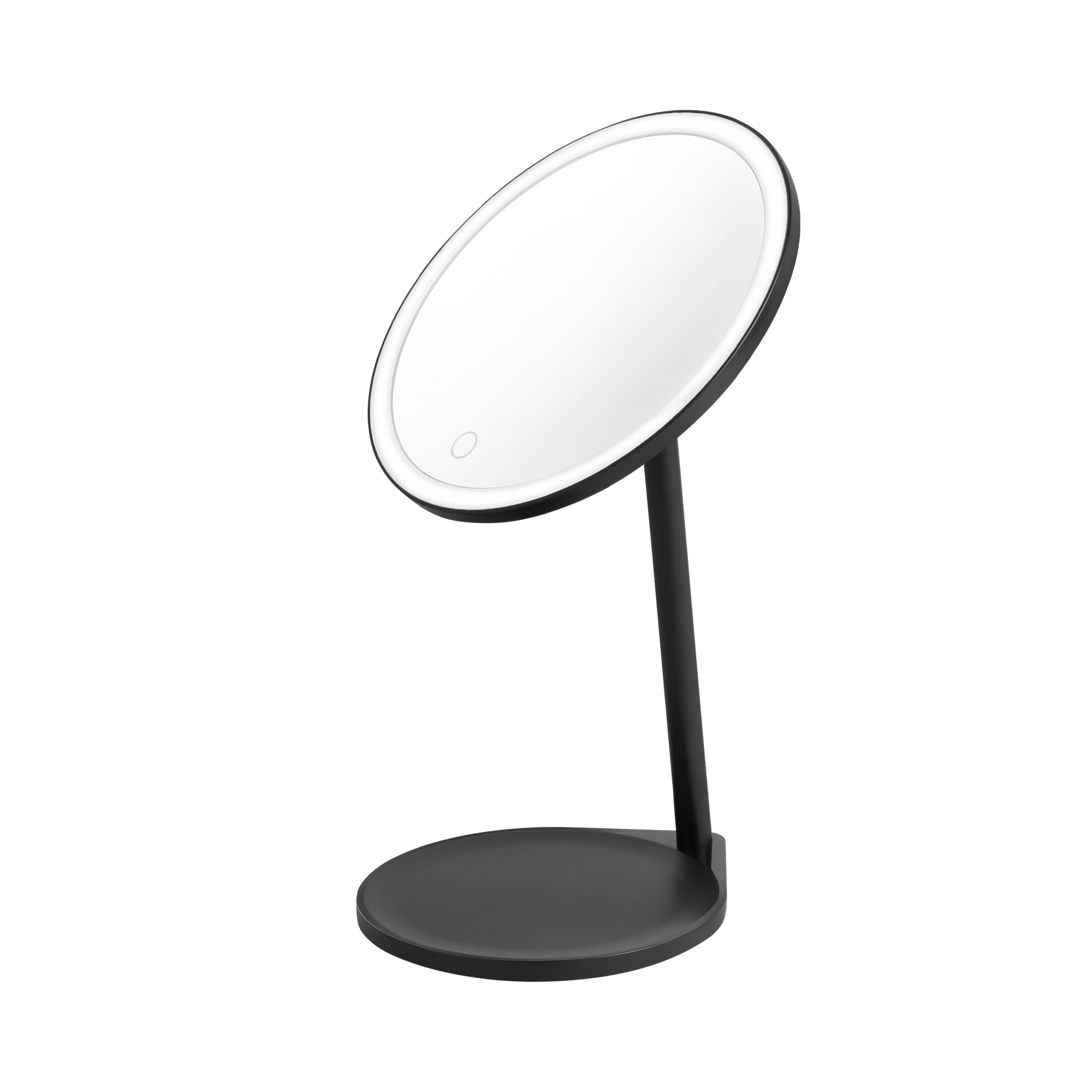 Зеркало для макияжа Rombica Catalina, черный, пластик, металл