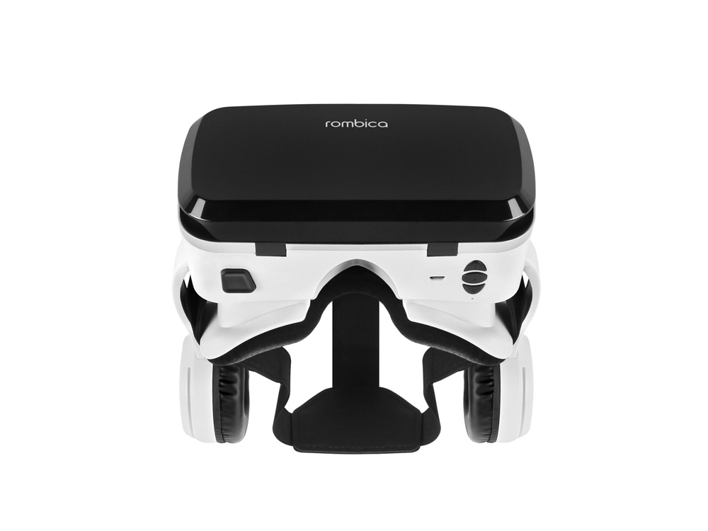 Очки VR «VR XPro» с беспроводными наушниками, черный, белый, пвх