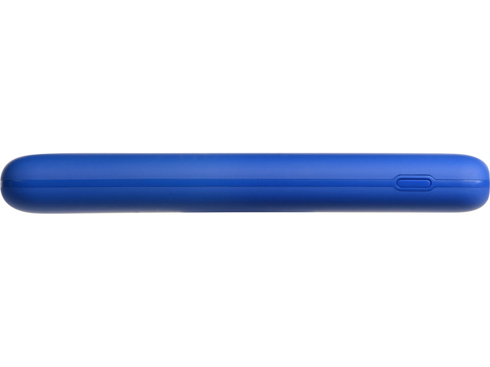 Внешний беспроводной аккумулятор с подсветкой лого «Reserve X» v.2 (ярче подсветка), 8000 mAh, синий, soft touch