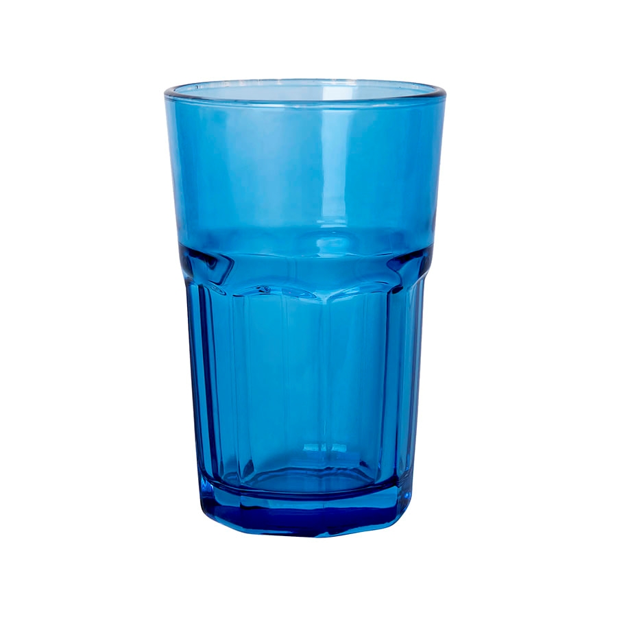 Стакан GLASS, синий, 320 мл, стекло, синий, стекло