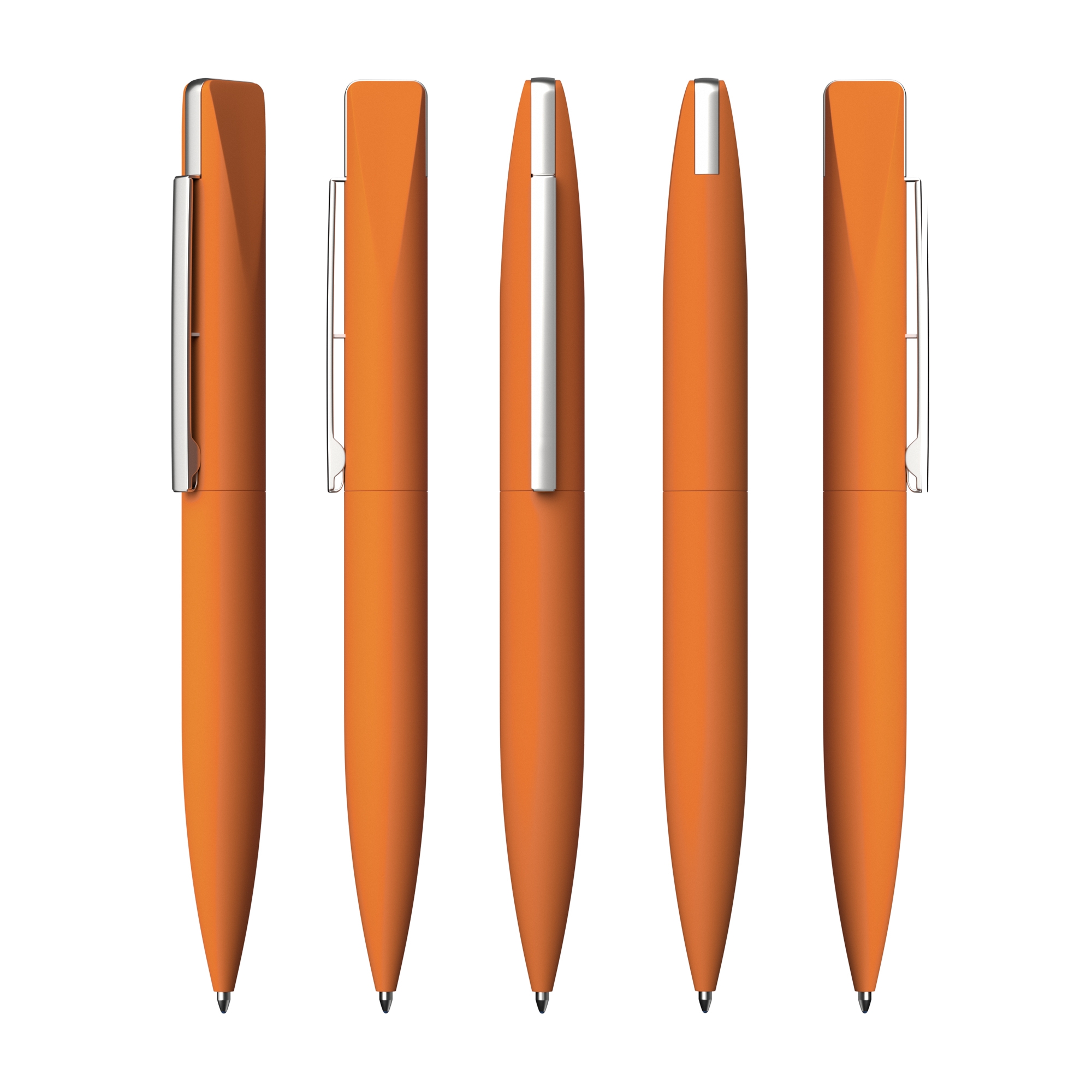 Ручка шариковая "Callisto" с флеш-картой 32Gb, покрытие soft touch, оранжевый, металл/пластик/soft touch