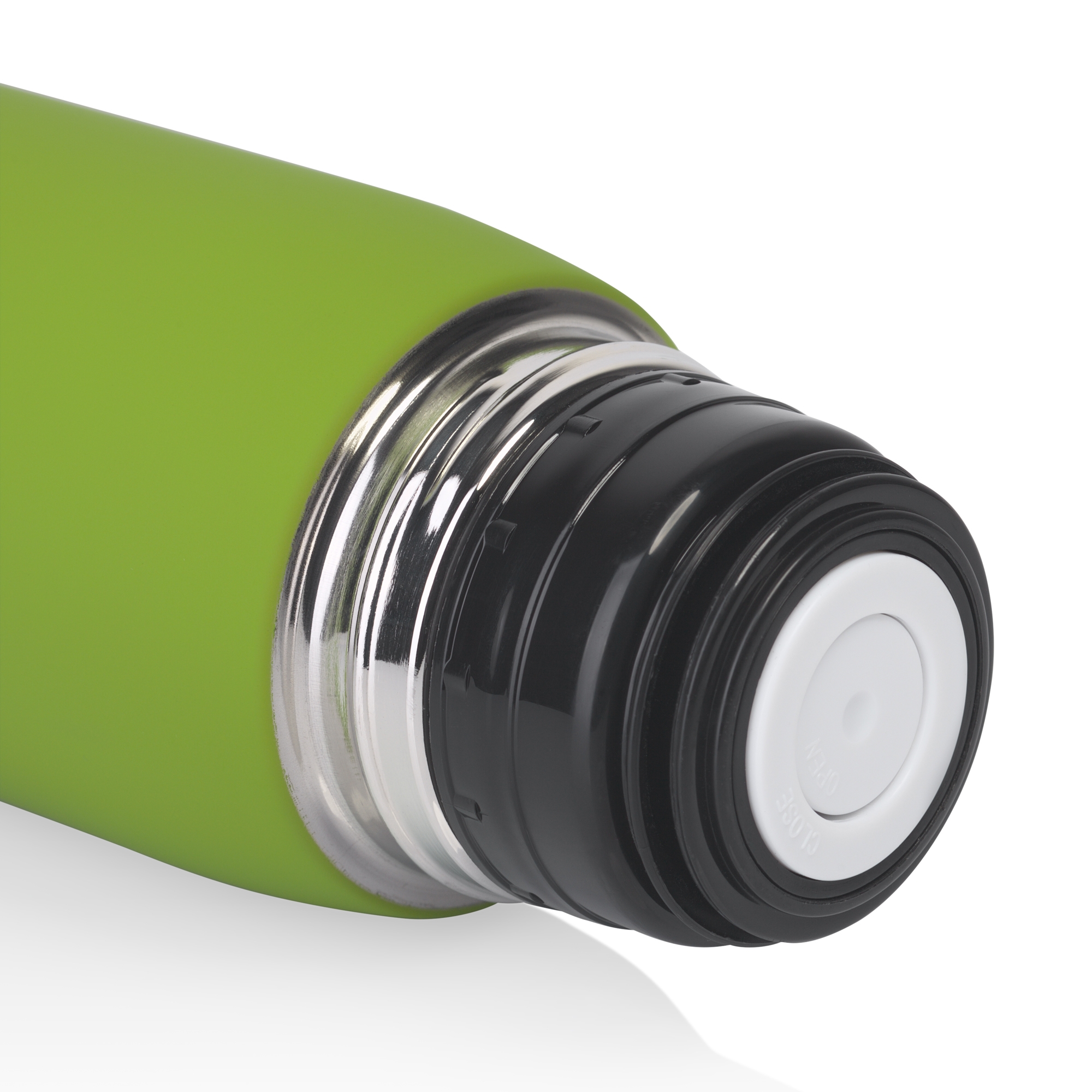 Термос "Урал" 600 мл, покрытие soft touch, зеленый, нержавеющая сталь/soft touch/пластик