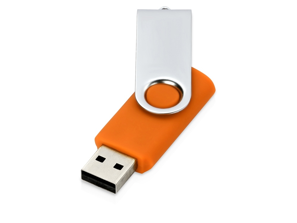 USB-флешка на 8 Гб «Квебек», оранжевый, soft touch