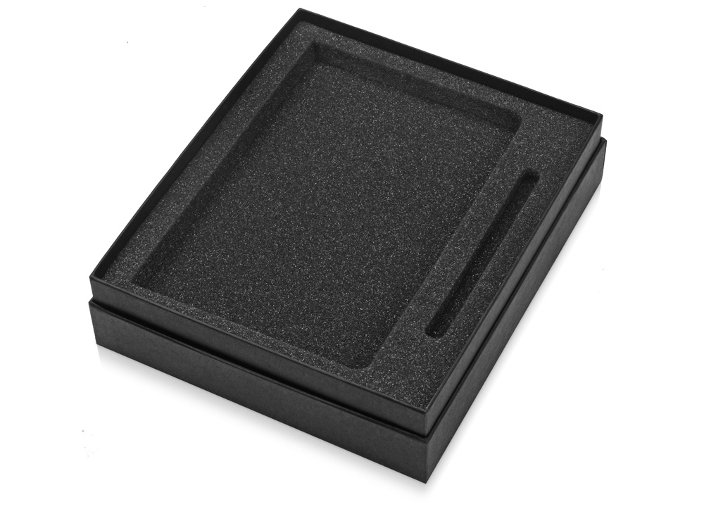 Подарочный набор Uma Vision с ручкой и блокнотом А5, черный, пластик, картон