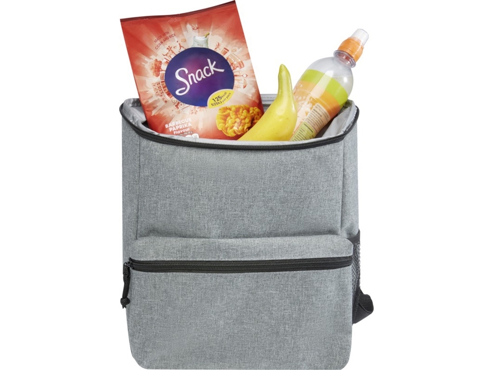 Рюкзак-холодильник «Excursion» из переработанного РЕТ-пластика, серый, полиэстер