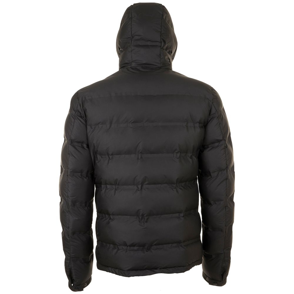 Куртка мужская Ridley Men, черная, черный, верх - полиэстер 100%, 300т; подкладка, набивка - полиэстер 100%, вес 330 г/м²
