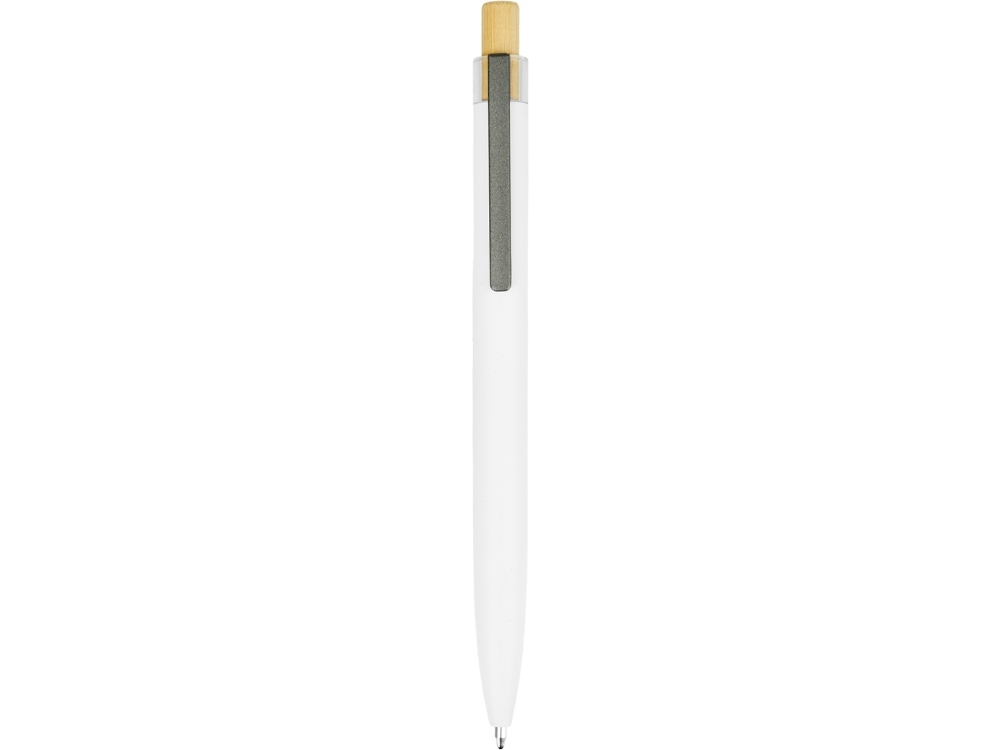 Ручка шариковая из переработанного алюминия «Blossom», белый