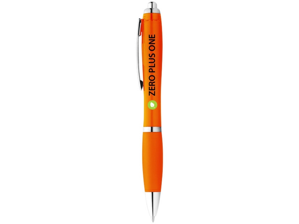 Ручка пластиковая шариковая «Nash», оранжевый, пластик