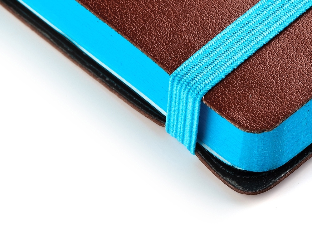 Ежедневник недатированный А5 «Megapolis Soft», коричневый, голубой, кожзам