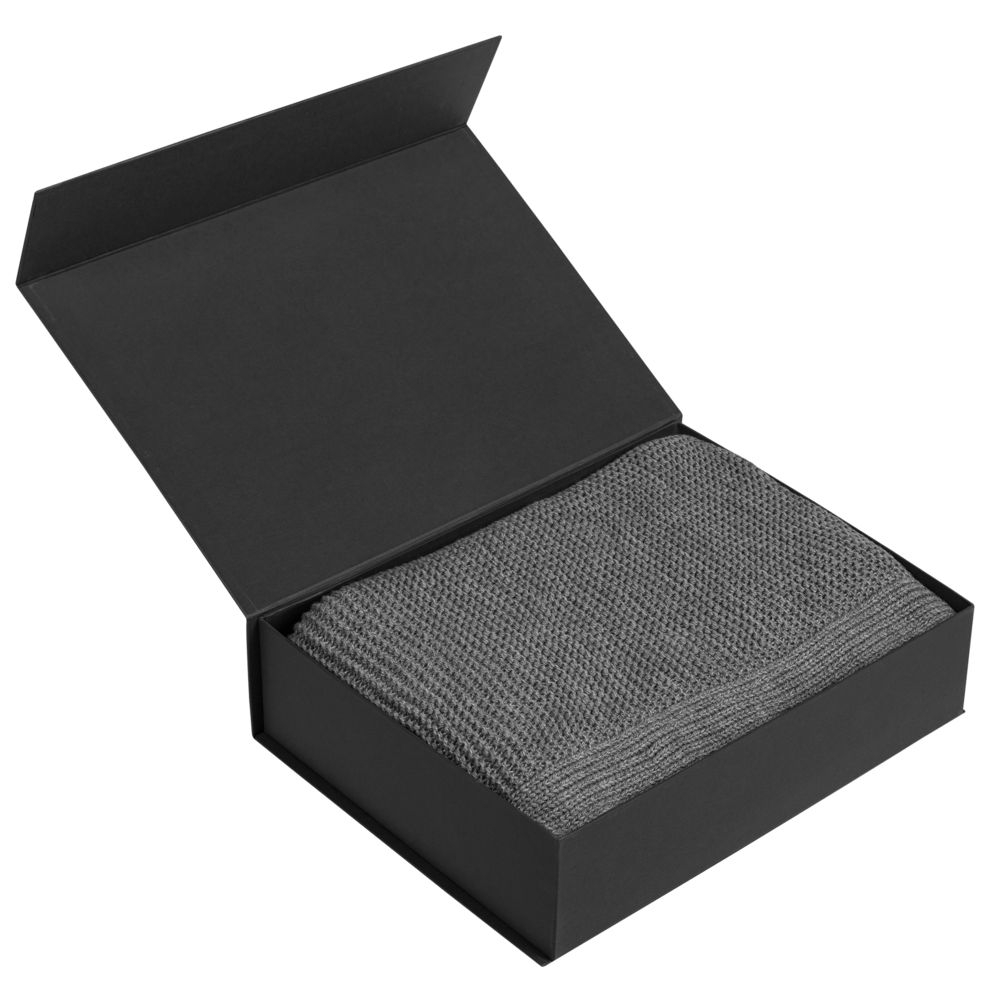 Коробка Koffer, черная, черный, картон