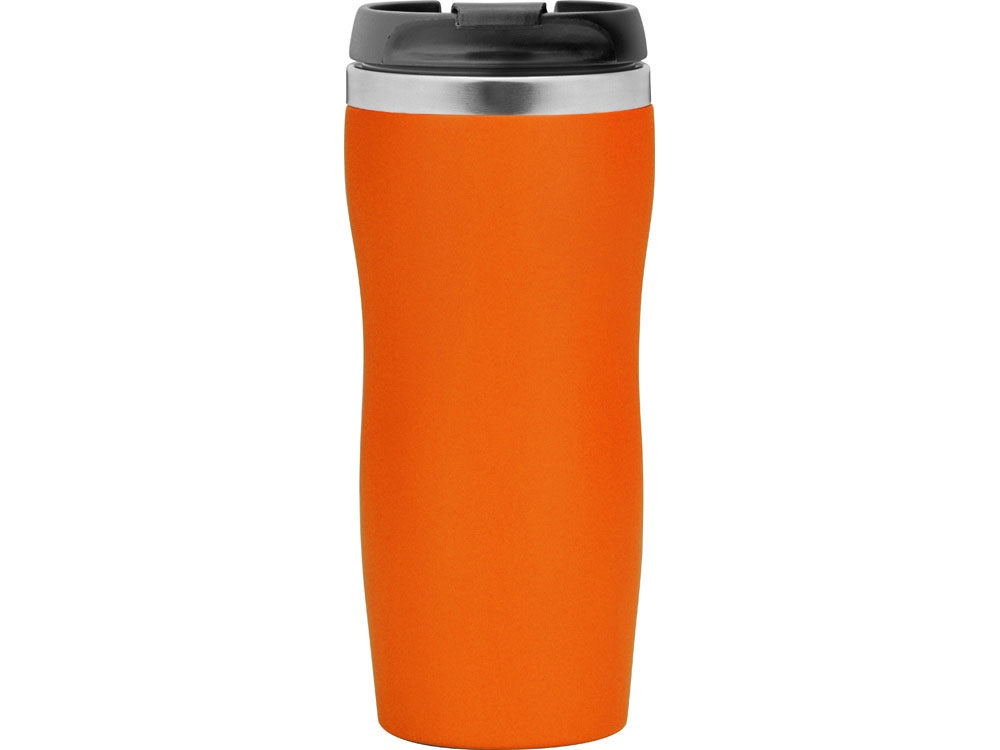 Термокружка «Double wall mug С1» soft-touch, 350 мл, оранжевый, soft touch